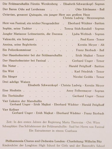 Strauss,Richard: Der Rosenkavalier, Box, EMI Electrola(C 191-00 459/62), D,  - 4LP - L7644 - 17,50 Euro