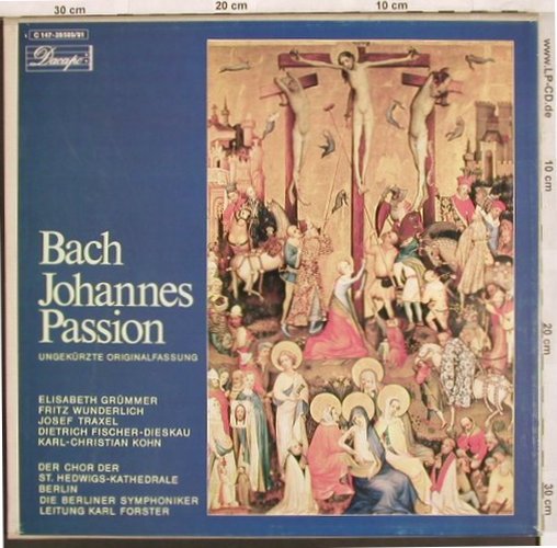 Bach,Johann Sebastian: Johannes-Passion,Box, Dacapo(C 147-28589/91), D,  - 3LP - L7659 - 17,50 Euro