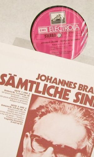 Brahms,Johannes: Sämtliche Sinfonien, Box, EMI Electrola(,), D,  - 4LP - L7670 - 22,50 Euro