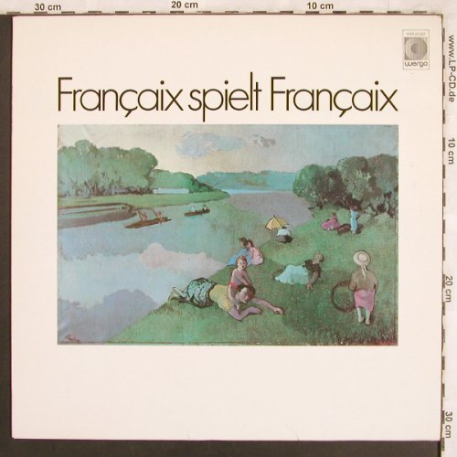 Francaix,Jean: spielt Francaix, Wergo(WER 60 087), D, 1982 - LP - L7696 - 9,00 Euro