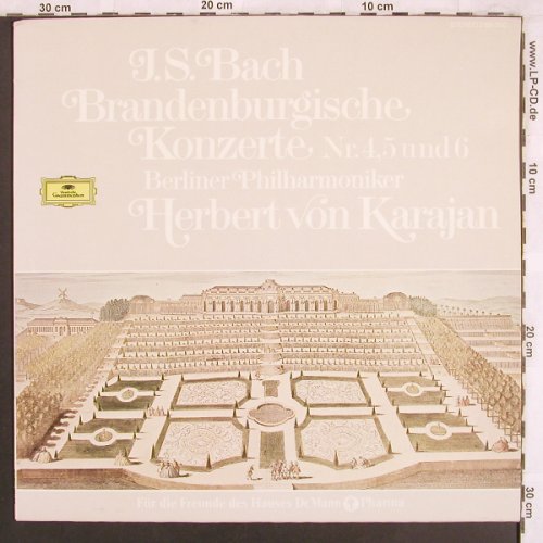 Bach,Johann Sebastian: Brandenburgische Konzerte 4,5,6, D.Gr.(2891 310), D,  - LP - L7702 - 5,00 Euro