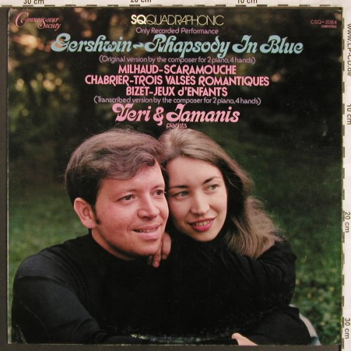 Gershwin,George/Milhaud: Rhapsody In Blue/Scaramouce, m-/vg+, Connoisseur(CSQ-2054), US, 1973 - LPQ - L7709 - 6,00 Euro