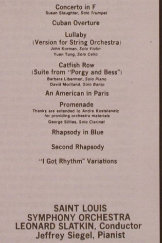 Gershwin,George: All the Works for Orch&f.Piano&Orch, VoxBox(QSVBX), US, Box,  - 3LPQ - L7710 - 15,00 Euro