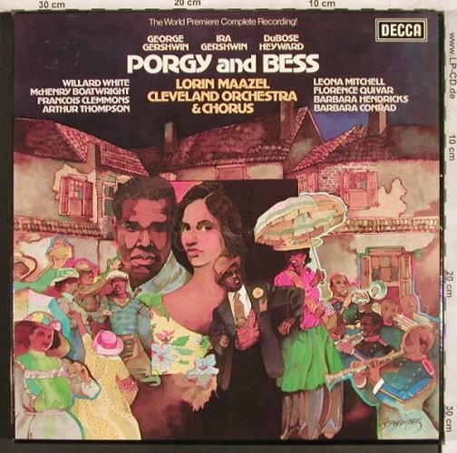 Gershwin,George: Porgy and Bess, Box, Decca(6.35327 FX), D, 1976 - 3LP - L7711 - 14,00 Euro