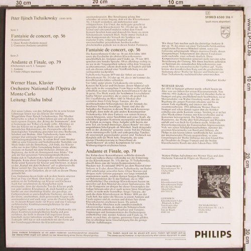 Tschaikowsky,Peter: Konzertfantasie,op.56,Andante..op79, Philips(6500 316), NL, 1972 - LP - L7766 - 9,00 Euro