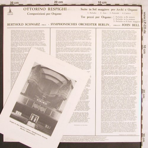 Respighi,Ottorino: Composizioni per Organo, Mixtur(MXT 2003), D,  - LP - L7778 - 9,00 Euro