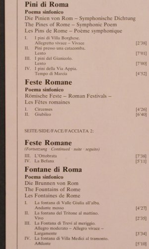 Respighi,Ottorino: Pini di Roma/Feste Romane/Fontane d, Deutsche Grammophon(2530 890--10), D,  - LP - L7781 - 9,00 Euro