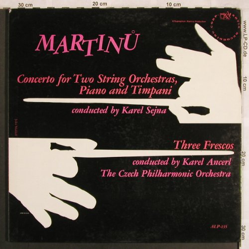 Martinu,Bohuslav: Concerto for Two String Orch.,Piano, Artia(ALP-135), US, vg+/m-,  - LP - L7809 - 5,00 Euro