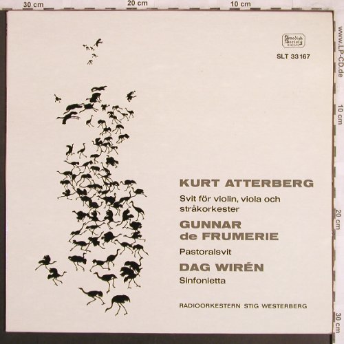 Atterberg,Kurt/G.de Frumerie/Wiren: Svit för violin,viola och strakork., Swedish Society/Teldec(SLT 33 167), D,  - LP - L7822 - 20,00 Euro