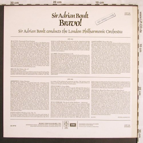 Bould,Sir Adrian: Bravo!, Classics for Pleasure(CFP 158), UK,  - LP - L7823 - 6,00 Euro