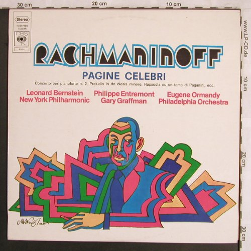 Rachmaninoff,Sergei: Pagine Celebri, CBS(S 61952), I, 1969 - LP - L7833 - 5,00 Euro