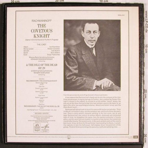 Rachmaninoff,Sergei: The Covetous Knight & op.29, Box, Melodia/Angel(SRBL-4121), US,  - 2LP - L7841 - 9,00 Euro