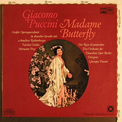 Puccini,Giacomo: Madame Butterfly-Gr.Querschnitt, Electrola(29 223-5), D DSC-Ed.,  - LP - L7850 - 5,00 Euro