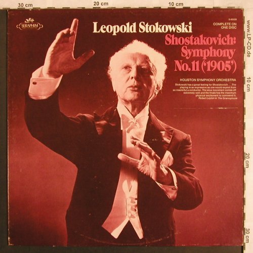 Schostakowitsch,Dmitri: Symphony No.11 (1905), Seraphim(S-60228), US,  - LP - L7855 - 6,00 Euro