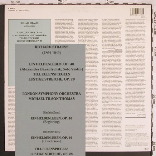 Strauss,Richard: Ein Heldenleben,op.40/Till E.op.28, CBS Masterworks(M 44817), NL, 1989 - LP - L7885 - 6,00 Euro