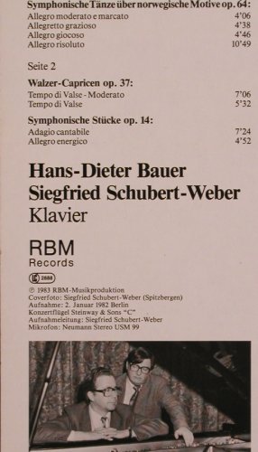 Grieg,Edvard: Klavierwerke zu 4 Händen, RBM(RBM 3072), D, 1983 - LP - L7888 - 7,50 Euro