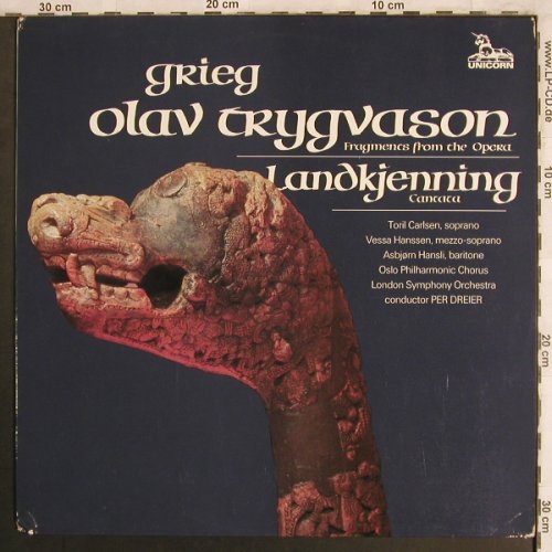 Grieg,Edvard: Olav Trygvason,Fragmens, op.50, Unicorn(RHS 364), NL,m-/vg+, 1979 - LP - L7905 - 6,00 Euro