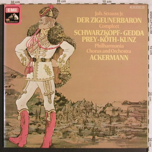 Strauss,Johann: Der Zigeunerbaron, Foc, EMI(C 181-03 051/52), NL, 1977 - 2LP - L7914 - 7,50 Euro