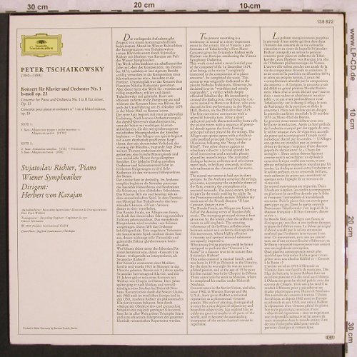 Tschaikowsky,Peter: Klavierkonzert Nr.1 b-moll,'62, Deutsche Gramophon(138 822), D, 1974 - LP - L7936 - 5,00 Euro