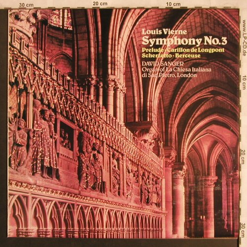 Vierne,Louis: Symphony No.3, Meridian(E 77024), UK, 1979 - LP - L7966 - 12,50 Euro
