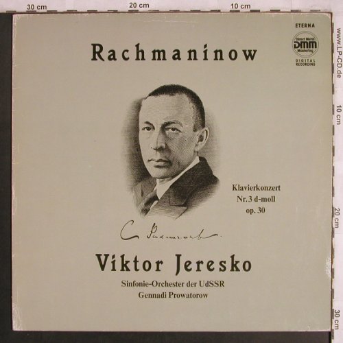Rachmaninoff,Sergei: Klavierkonzert Nr.3 d-moll op.30, Eterna(7 25 149), DDR,m-/vg+, 1988 - LP - L8043 - 5,00 Euro