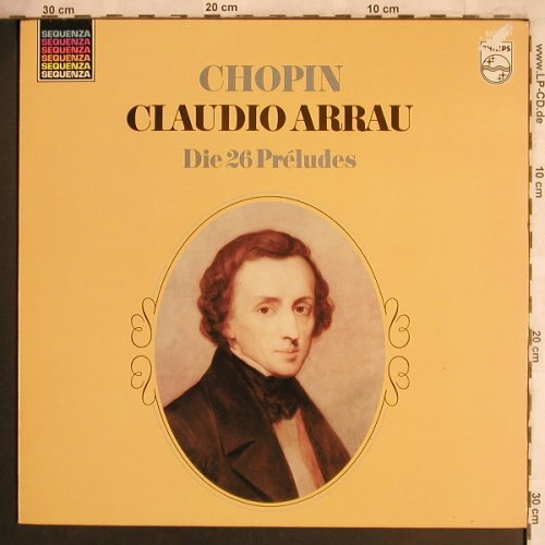 Chopin,Frederic: Die 26 Preludes, Ri, m-/vg+, Philips Sequenza(6527 091), NL, 1974 - LP - L8059 - 4,00 Euro