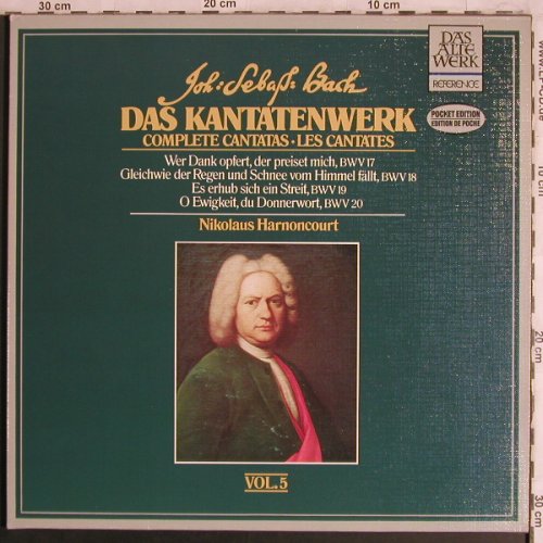 Bach,Johann Sebastian: Das Kantatenwerk Vol  5, Foc, Telefunken(6.48205 DM), D, Ri, 1984 - 2LP - L8105 - 7,50 Euro