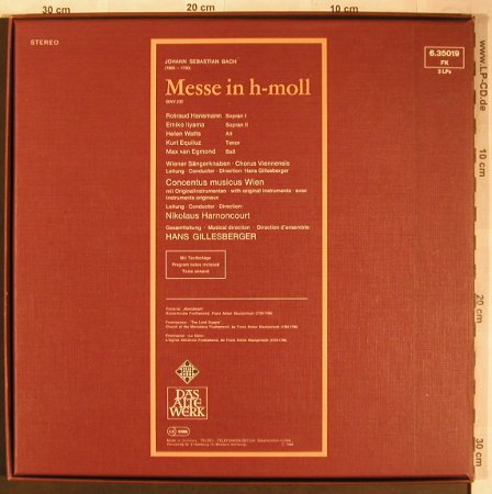 Bach,Johann Sebastian: Messe In H-Moll, Box, Ri, Telefunken(6-35019 FK), D,  - 3LP - L8127 - 12,50 Euro