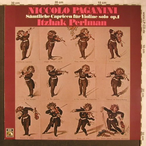 Paganini,Niccolo: Sämtliche Capriccen f.Violine Solo, EMI(1022641), D,  - LP - L8128 - 7,50 Euro