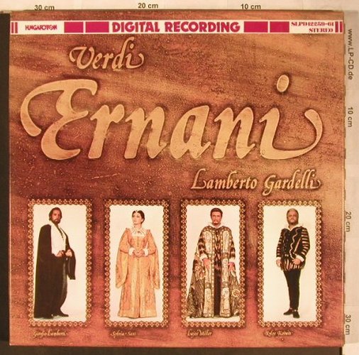 Verdi,Giuseppe: Ernani, Box (in italian), Hungaroton(SLPD 12259-61), H, 1982 - 3LP - L8150 - 17,50 Euro