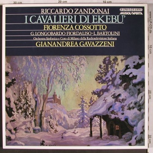 Zandonai,Riccardo: I Cavalieri di Ekebu, Box, Fonit Cetra/MusicaAperta(LMA 3020), I, 1983 - 3LP - L8158 - 15,00 Euro