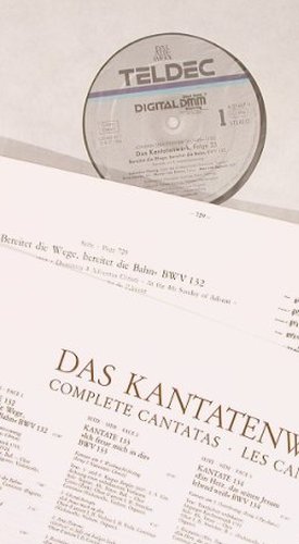Bach,Johann Sebastian: Das Kantatenwerk Vol.33,BWV 132-135, Teldec(6.35607 EX), D,Box, 1984 - 2LP - L8159 - 9,00 Euro