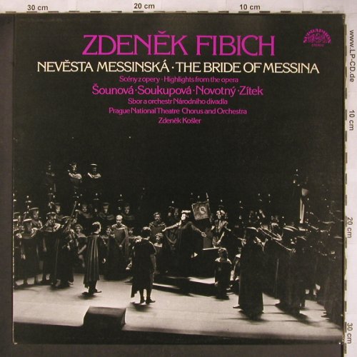 Fibich,Zdenek: Nevesta Messinska, vg+/m-, Supraphon(1116 3558 G), CZ, 1984 - LP - L8166 - 4,00 Euro