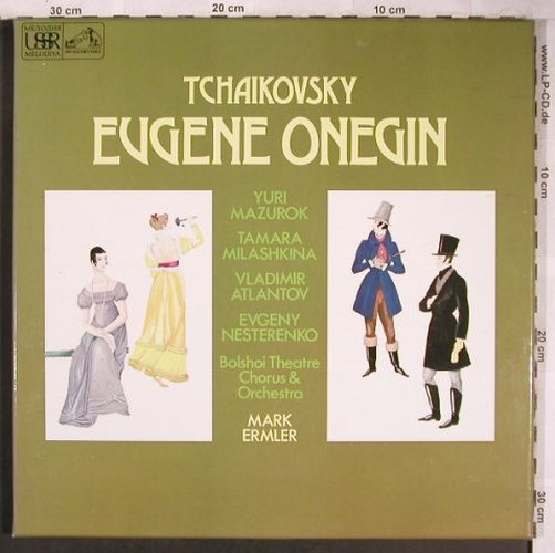 Tschaikowsky,Peter: Eugen Onegin, russ. , Box, Melodia/EMI(SLS 5191), UK, 1979 - 3LP - L8215 - 15,00 Euro