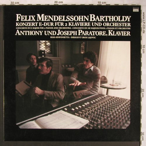 Mendelssohn Bartholdy,Felix: Konzert E-Dur f.2 Klaviere & Orch., Schwann Musica Mundi(VMS 2088), D, 1982 - LP - L8220 - 12,50 Euro