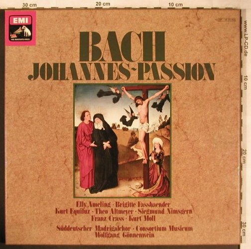 Bach,Johann Sebastian: Johannes-Passion, Box, EMI(197-28 951/53), D, 1970 - 3LP - L8232 - 12,50 Euro