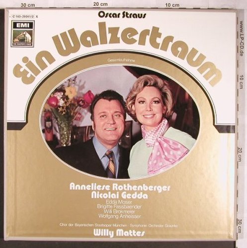 Straus,Oscar: Ein Walzertraum,Box, EMI(C 163-29 041/2), D, 1971 - 2LP - L8261 - 12,50 Euro