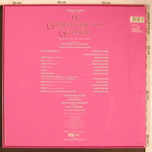Offenbach,Jacques: Die Großherzogin von Gerolstein,Box, EMI(27 0073 3), D, 1984 - 2LP - L8262 - 12,50 Euro