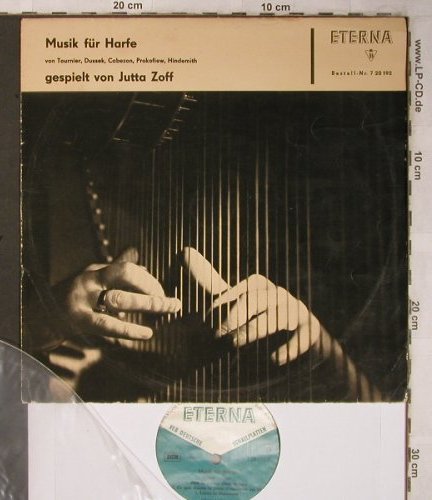V.A.Musik für Harfe: gespielt von Jutta Zoff, vg+/vg+, Eterna(7 20 192), DDR, 1964 - 10inch - L8287 - 7,50 Euro