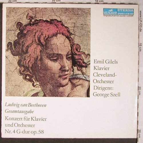 Beethoven,Ludwig van: Konzert f. Klavier & Orch.Nr.4g-dur, Melodia/Eterna(8 26 224), DDR, 1973 - LP - L8290 - 7,50 Euro