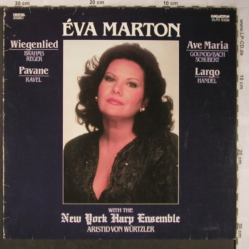 Marton,Eva: with New York Harp Ensemble, m /vg+, Hungaroton(SLPD 12939), H, 1987 - LP - L8299 - 9,00 Euro