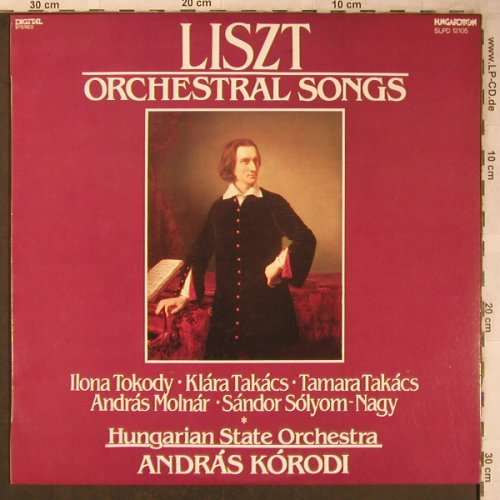 Liszt,Franz: Orchestral Songs, Hungaroton(SLPD 12105), H, 1986 - LP - L8304 - 7,50 Euro