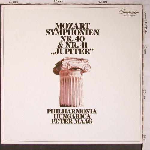 Mozart,Wolfgang Amadeus: Symphony No 40 & 41 - Jupiter, Impression, Club Ed.(66 287 4), D,  - LP - L8324 - 5,00 Euro