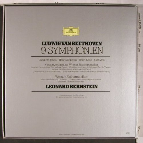 Beethoven,Ludwig van: 9 Sinfonien, Box, Deutsche Gramophon(2740 216), D, 1980 - 8LP - L8329 - 45,00 Euro