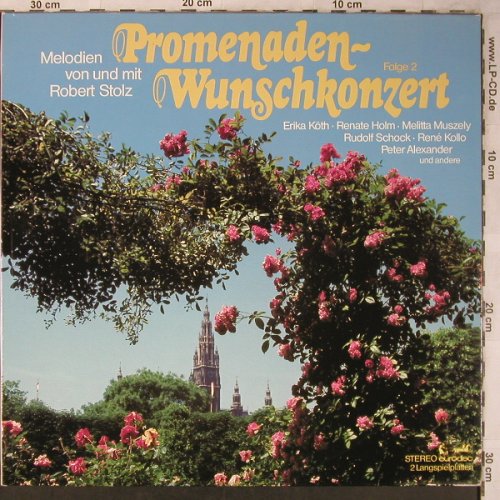 V.A.Promenaden-Wunschkonzert 2: Köth, Holm, Muszely,Schock Foc, Eurodisc(300 359-370), D, 1979 - 2LP - L8351 - 7,50 Euro