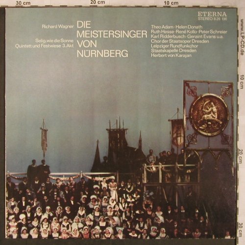 Wagner,Richard: Die Meistersinger v.Nürnberg-3Akt., Eterna(8 26 196), DDR, 1974 - LP - L8418 - 6,00 Euro