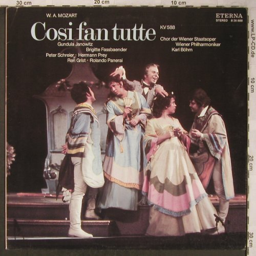 Mozart,Wolfgang Amadeus: Cosi Fan Tutte-Querschnitt in Ital., Eterna(8 26 888), DDR, 1977 - LP - L8423 - 6,00 Euro