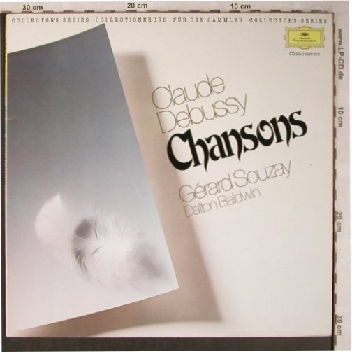 Debussy,Claude: Chansons, D.Gr.(2543 813), D, Ri, 1982 - LP - L8428 - 7,50 Euro