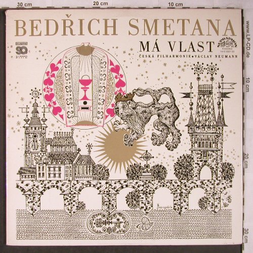 Smetana,Bedrich: Ma Vlast,Foc, Supraphon(1410 2021-22 QZ), CSSR, 1976 - 2LPQ - L8450 - 7,50 Euro