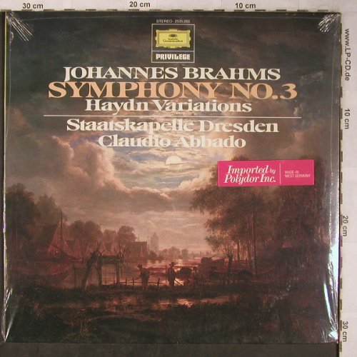 Brahms,Johannes: Sinfonie Nr.3 / Haydn-Variationen, D.Gr. Privilege(2535 293-10), D, 1978 - LP - L8453 - 12,50 Euro
